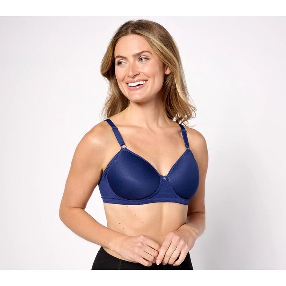 Breezies Evening Sky Smooth Perfection Wirefree T-Shirt Bra Size 40D - Picture 1 of 5